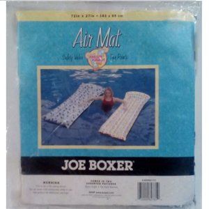 Joe Boxer Air Mattress Pool Float 72 " x 27"